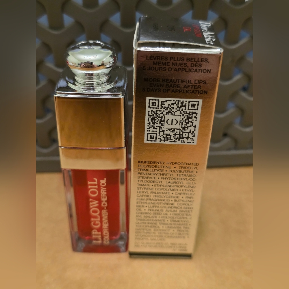 Dior Addict Lip Glow Oil 015 CHERRY 0.2 oz/6 ml. BNIB. PRICE IS FIRM - Picture 3 of 5